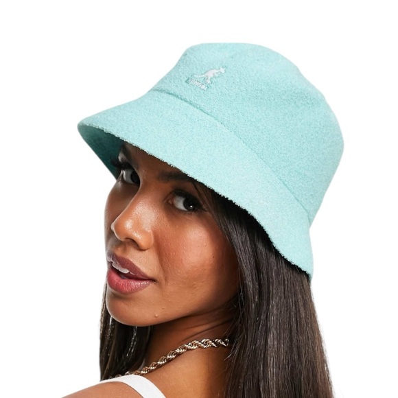 Kangol Accessories - NWT Kangol Blue Terry Cloth Bermuda Bucket Hat